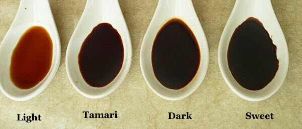 different soy sauces