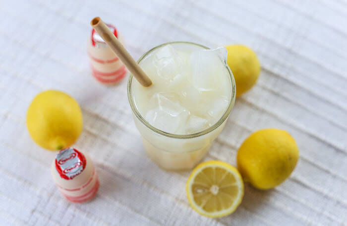 lemon juice with milk