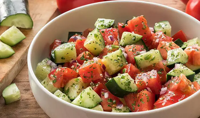 cucumber tomato salad