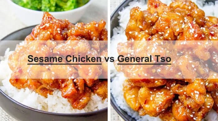 sesame vs general tso chicken
