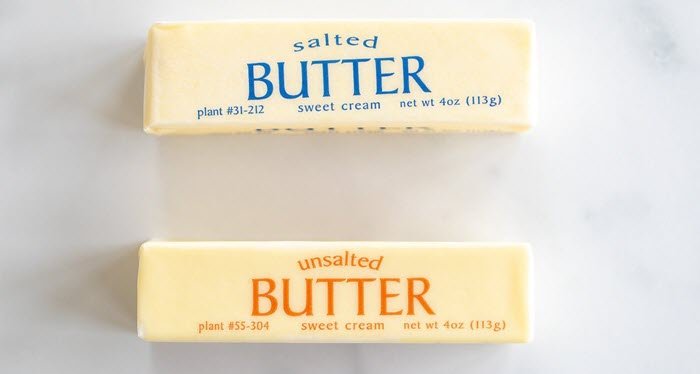 salted vs unsalted butter