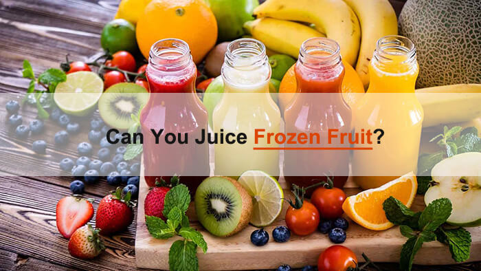 can you juice frozen fruit