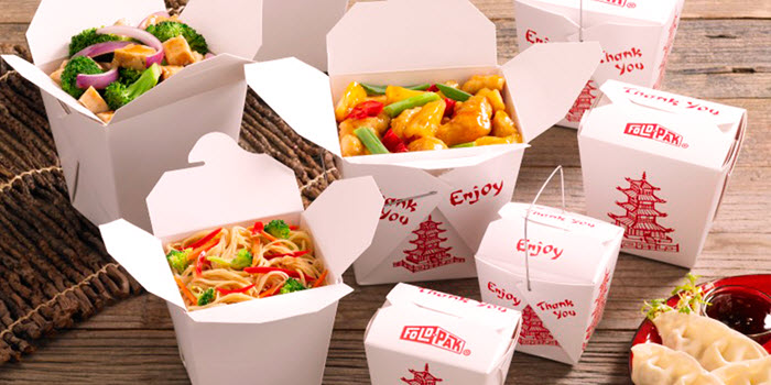 cardboard takeout boxes
