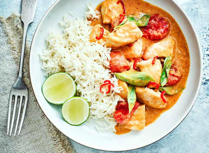 chicken panang curry