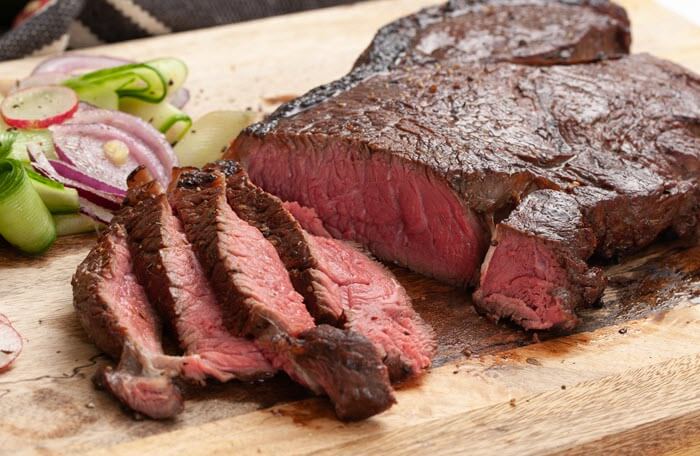 marinated top round steak