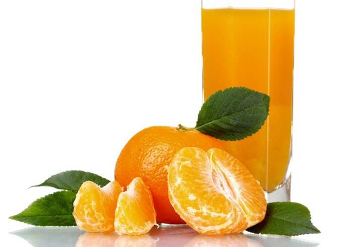 tangerines juice