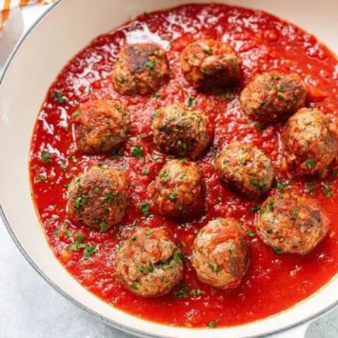 homemade meatballs