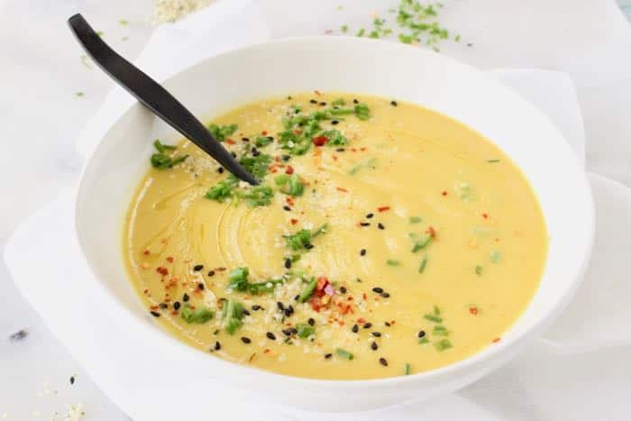 cauliflower soup nutritional yeast