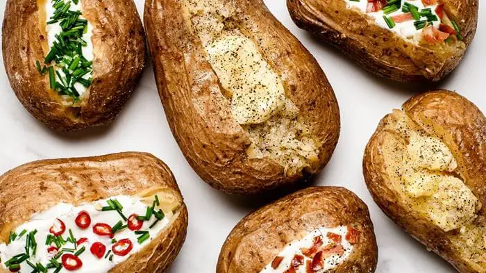 baked potatoes