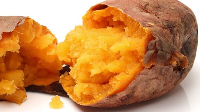 cooked sweet potatoes
