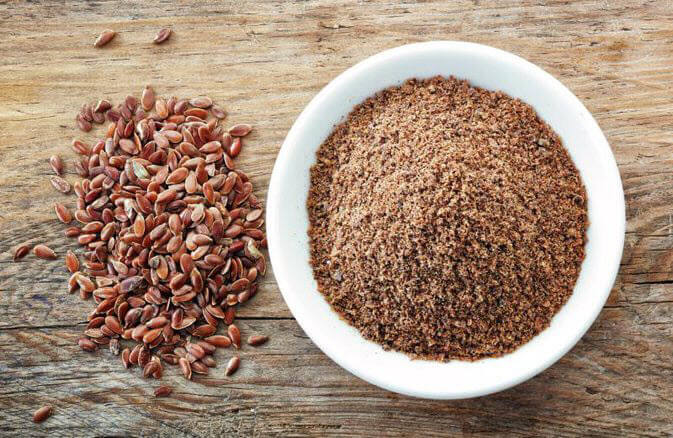 ground and whole flaxseed
