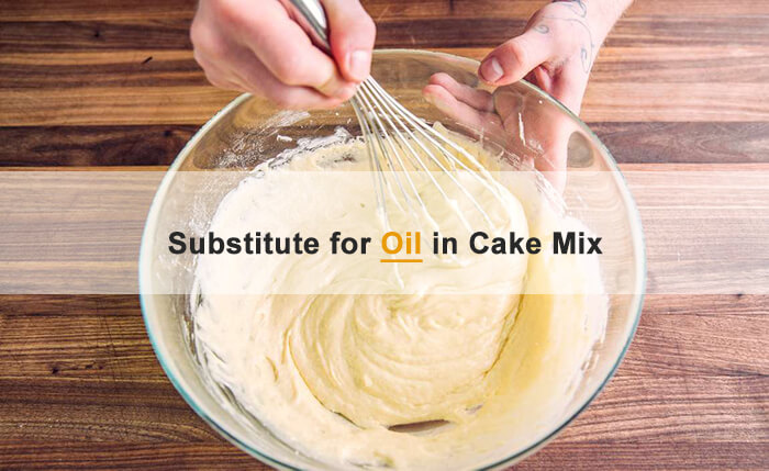 oil sub in cake mix