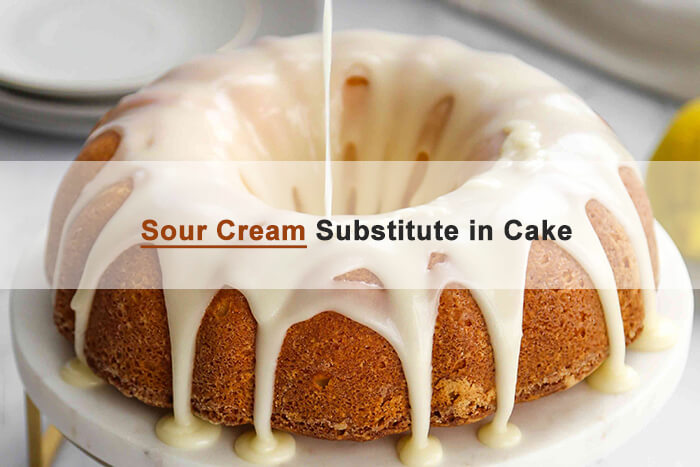 sour cream sub in cake