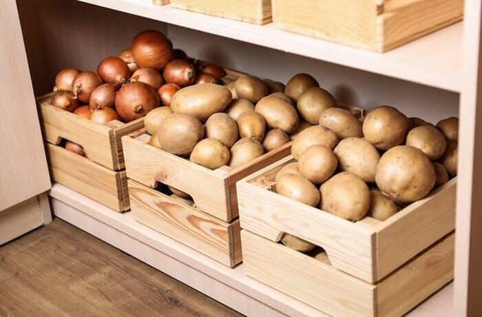 store potatoes