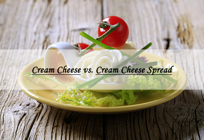 cream cheese vs cream cheese spread