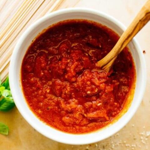 homemade marinara sauce