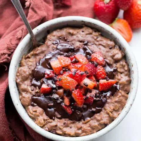 Chocolate Strawberry Oatmeal