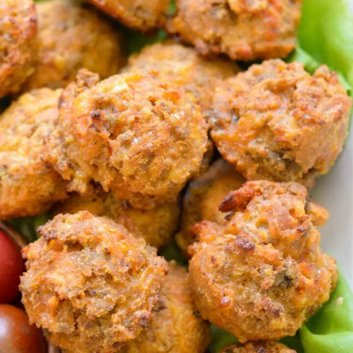 Bacon Cheeseburger Bites (gluten free + keto)
