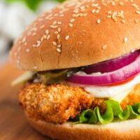 Air Fryer Crispy Chicken Sandwich