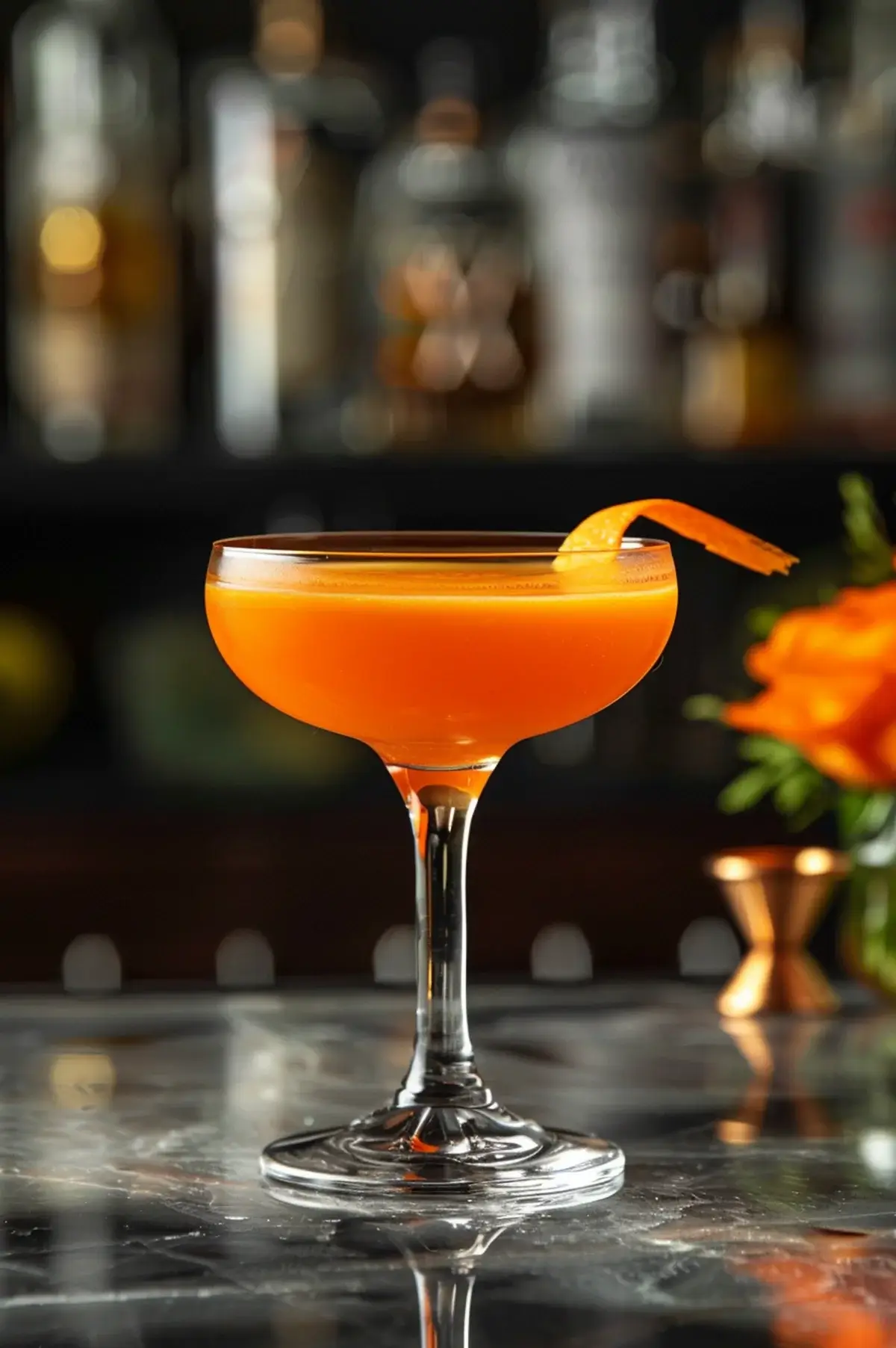 Carrot ginger cocktail