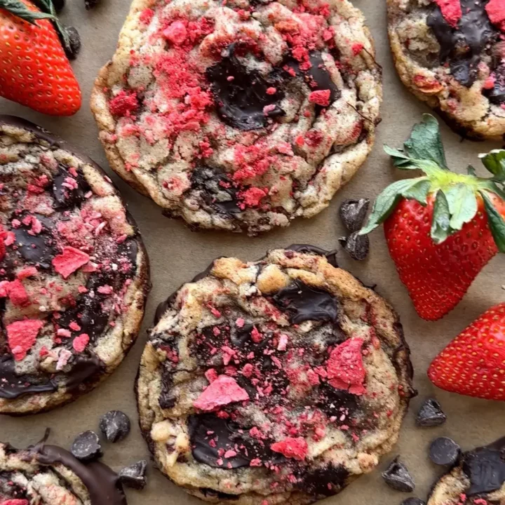 Strawberry Chocolate Chip Cookie