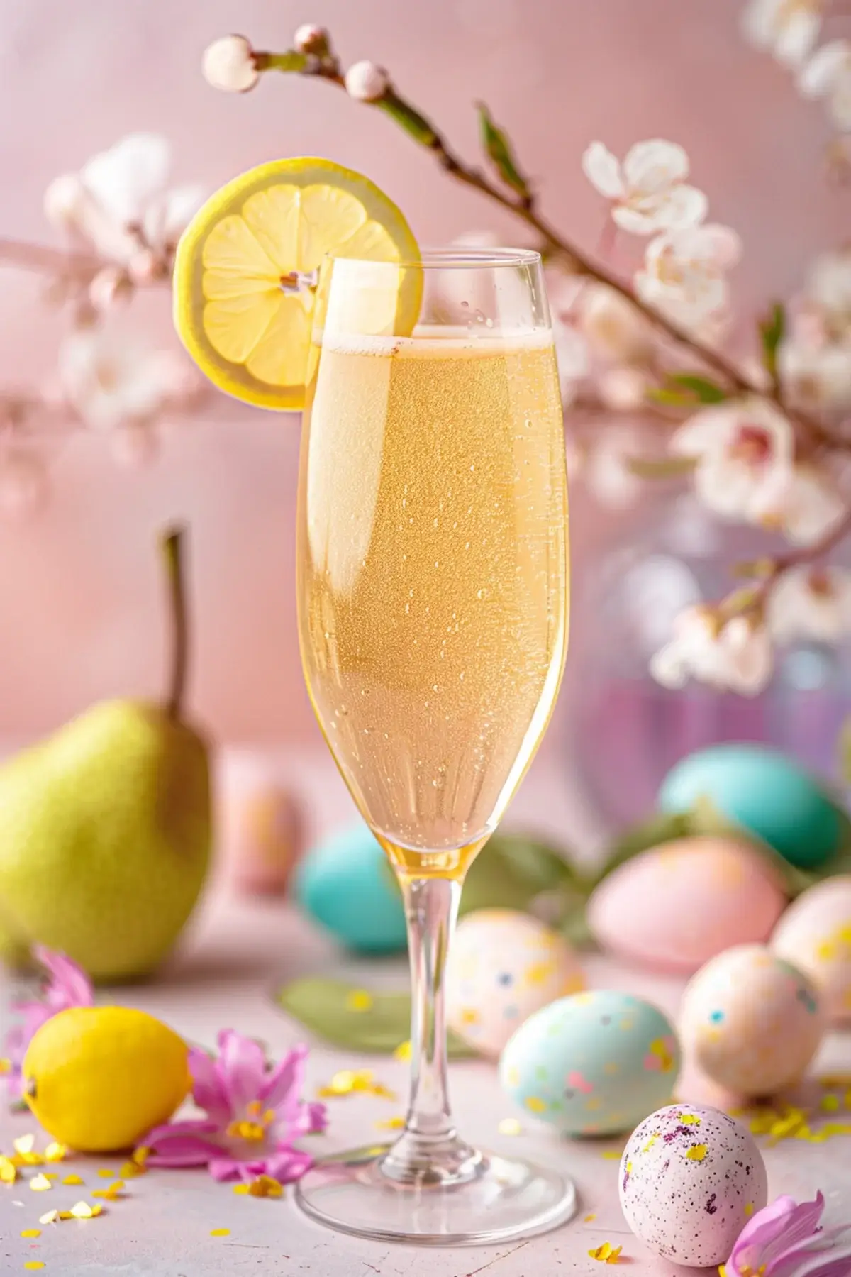 Pear easter cocktail