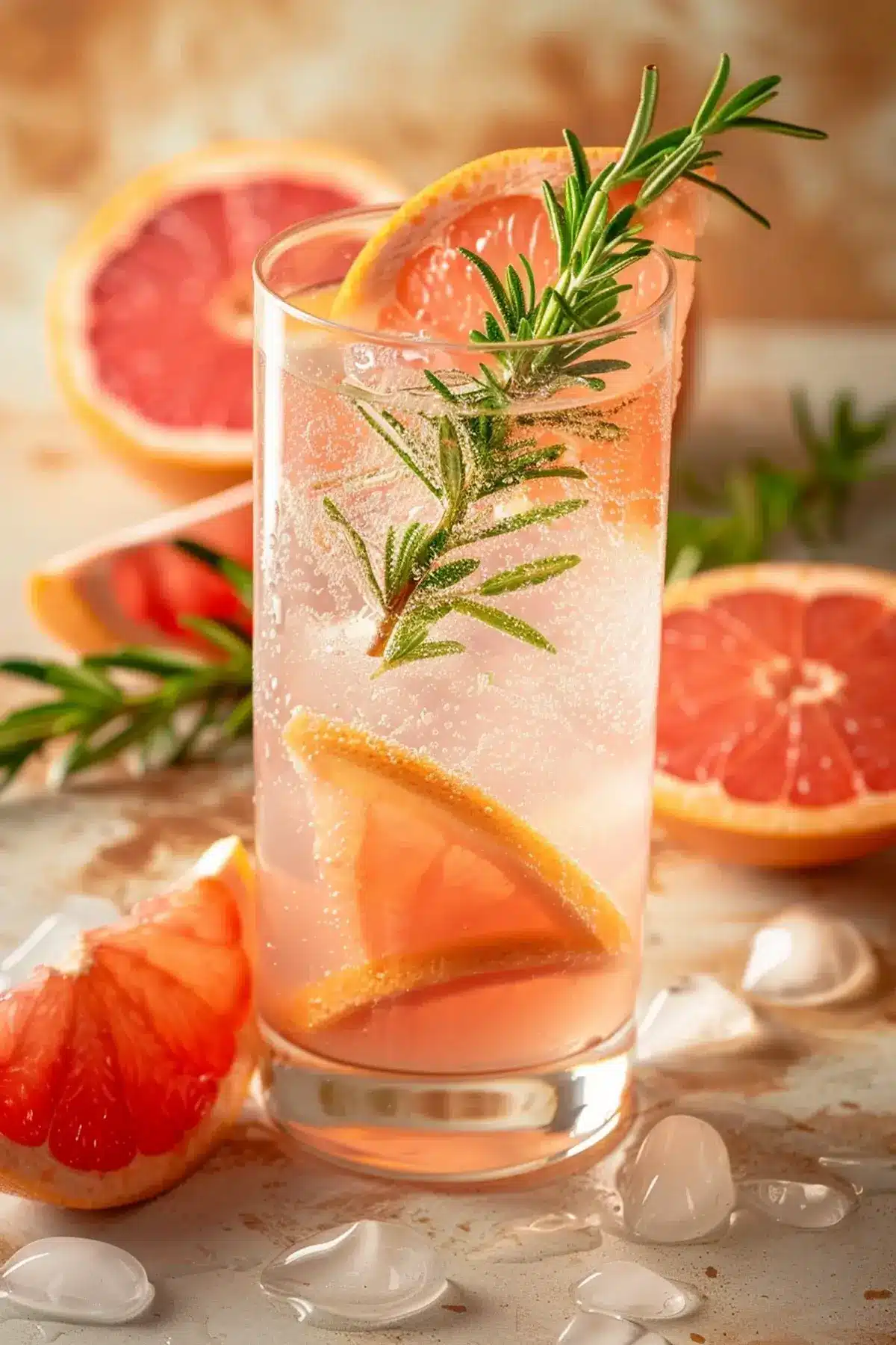 Rosemary grapefruit gin tonic