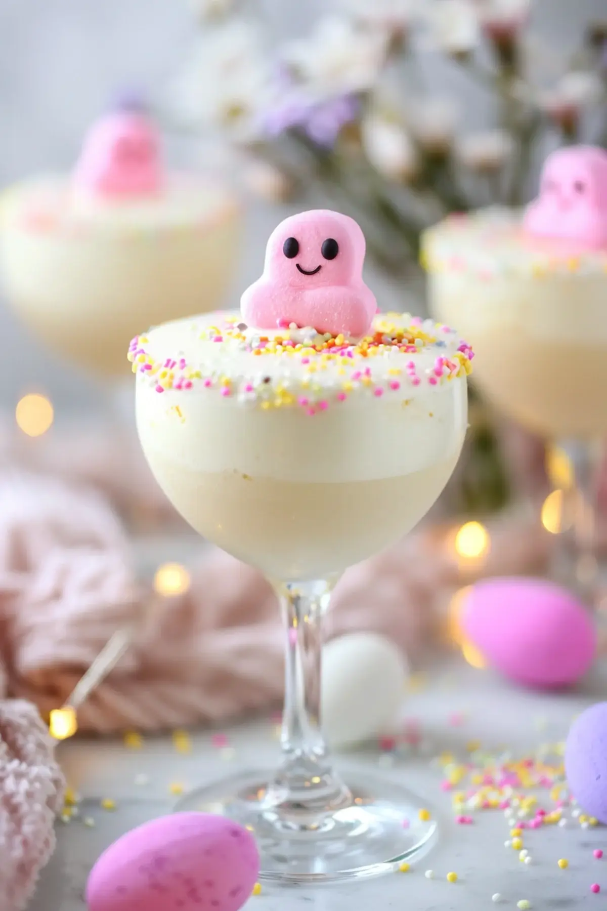 White chocolate Easter cocktail