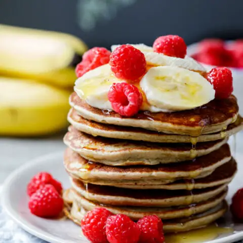 Banana Oat Pancakes