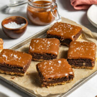 Salted Caramel Pretzel Brownies