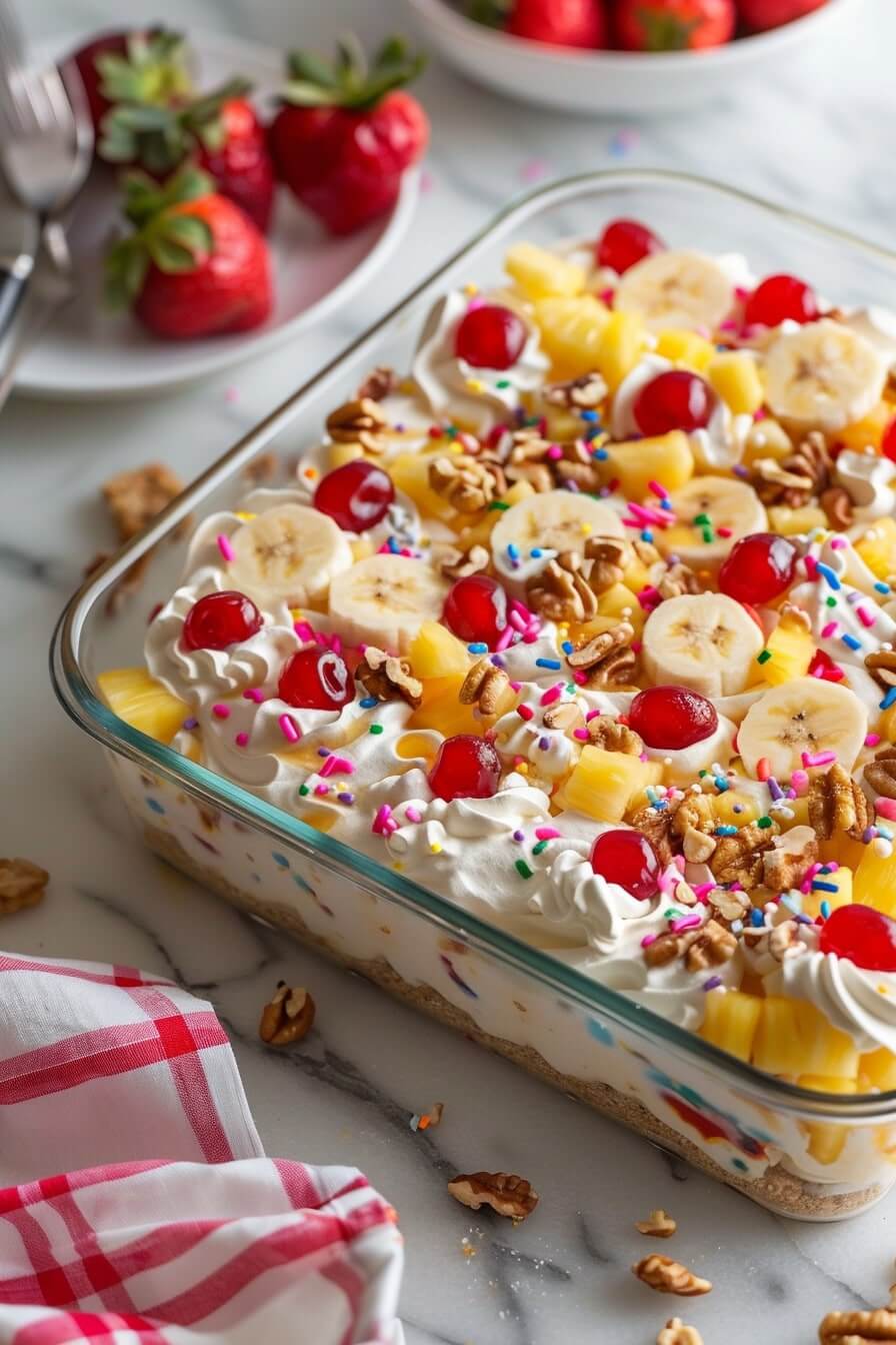 Banana-Split-Lasagna