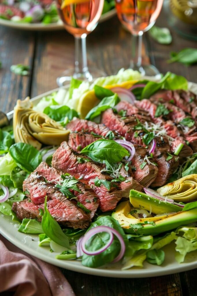 Grilled Steak Salad with Fresh Herbs